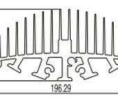 兴发铝业厂家直销电子散热器铝型材