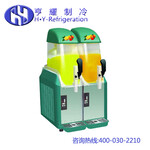 单缸雪泥制作机报价上海双缸雪粒制作机三缸雪融果汁饮料机