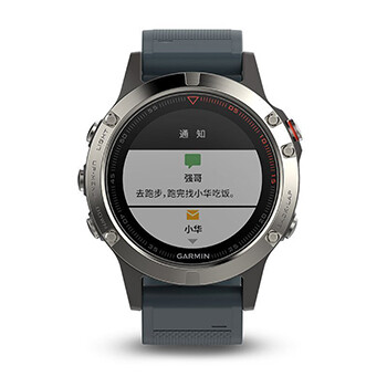 GARMIN佳明fenix5飛耐時(shí)5心率監(jiān)測GPS登山游泳戶外運(yùn)動(dòng)手表（藍(lán)寶石版）