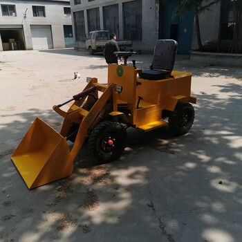 電動裝載機微型電動小鏟車電瓶推土機建筑工地一人可操作