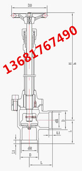 DJ64F-40P型低温角式截止阀