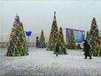 商場、地產開業活動暖場設備，圣誕節慶雪花機造雪機圖片