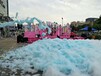 出租汕头夏季泡泡跑活动设备大型喷射泡沫机，水上乐园游乐泡泡机