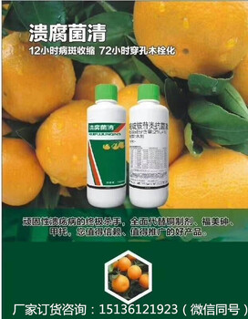 潰腐菌清嘧啶核苷類(lèi)抗菌素防治柑橘潰瘍效果顯著