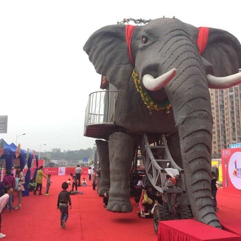 天津机械大象出租，暖场互动机械大象租赁，仿真月亮售
