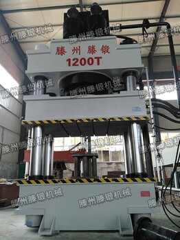 生产1200吨钢木门龙门油压机防盗门压花液压机