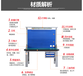 重型钳工台防静电工作台实验桌车间操作台带抽屉维修卓检验台仪器