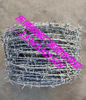 廣西果園防護(hù)帶刺鐵絲內(nèi)蒙古裹塑刺繩批發(fā)寧夏雙股鍍鋅刺線