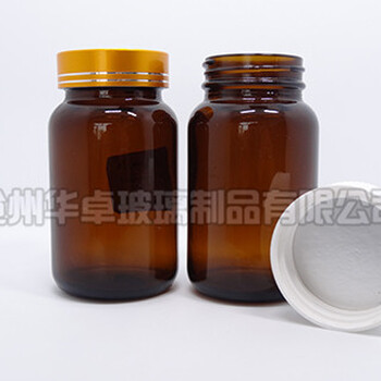 上海华卓推荐安全实用的保健品玻璃瓶保健品包装瓶中