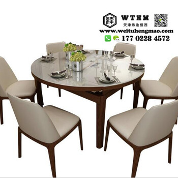 天津中式实木餐桌椅新中式实木餐桌椅欧式实木餐桌椅