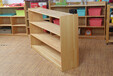 幼儿园宝宝书架原木图书柜家用书架衫橡木樟子松书架柜书籍收纳架