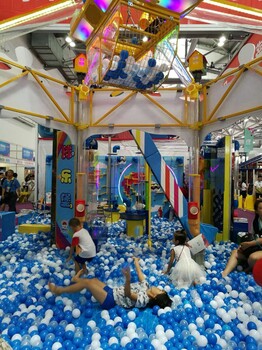 盛唐游乐球乐堡球瀑布淘气堡海洋球池小球王国球世界儿童游乐设备