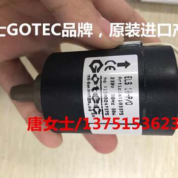 瑞士原装GOTEC泵109975泵ELS10-P/O系列全新GOTEC