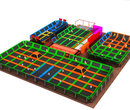 10年匠心新款定制大型蹦床专业化蹦床厂家图片