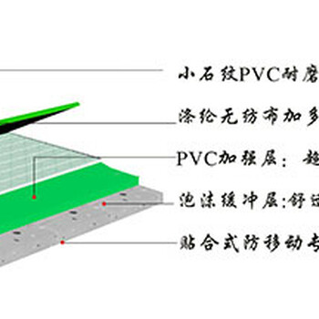 健身房360私教多功能综合训练地垫pvc运动地板多功能地