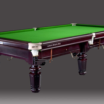 银川中式黑八台球桌成人标准台球桌厂家销售