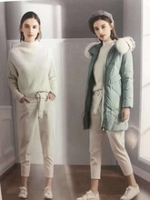 北京高端品牌依卡诺思羽绒服时尚大气女装品牌折扣批发