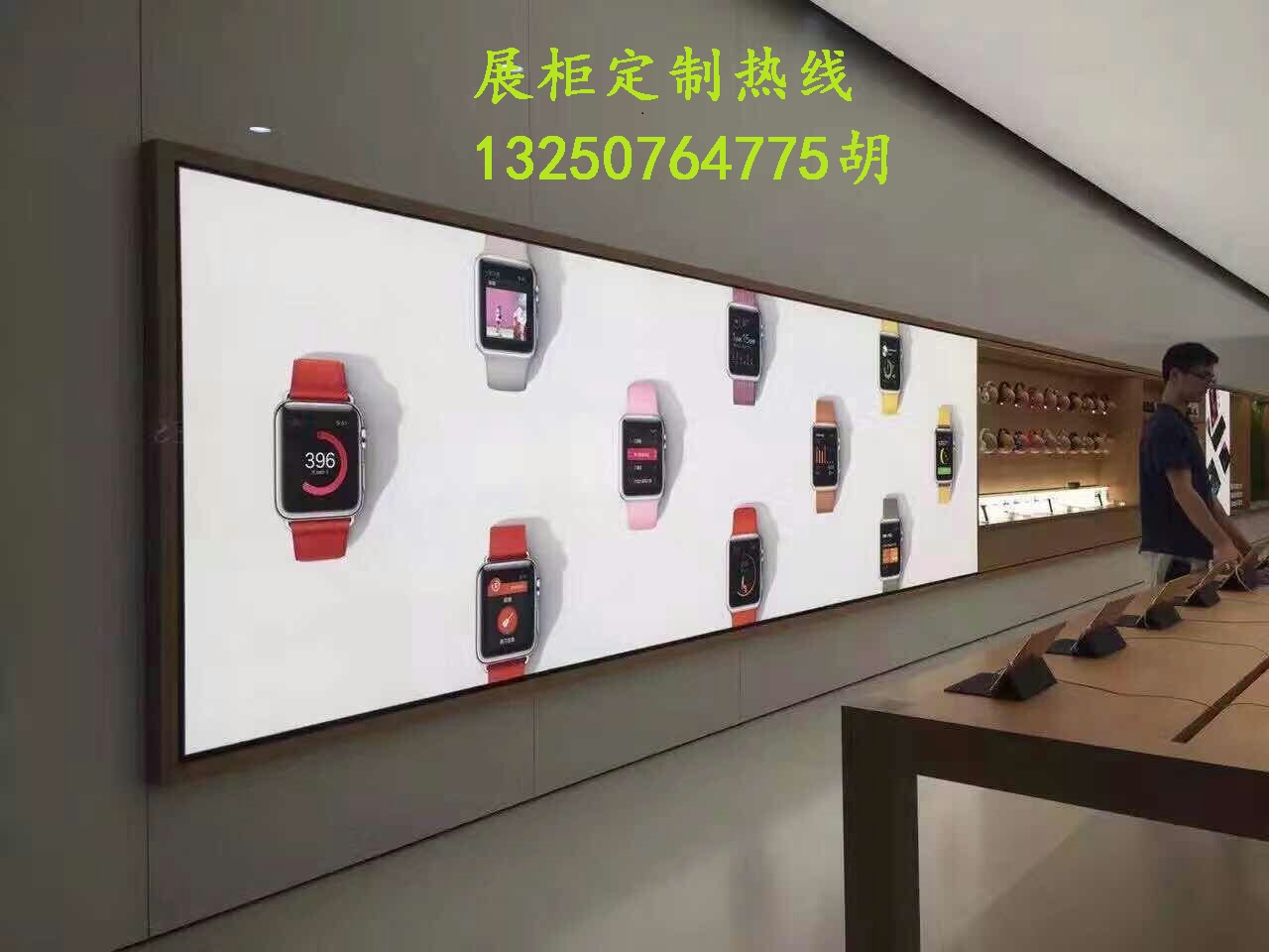 苹果三星华为魅族手机店展示灯箱定制专业软膜灯箱生产厂家