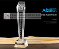 北京水晶獎杯定制批發，公司年會活動水晶獎杯制作