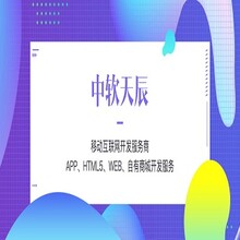 app定制开发中软天辰信息科技app制作公司