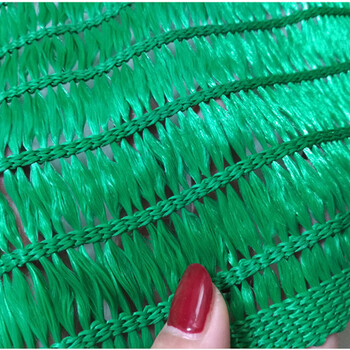 350克绿色圆孔高阻燃聚酯纤维防尘网厂家定制