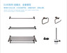 毛巾杆厂家丨太空铝浴室五金挂件定制丨广东优洁家五金卫浴挂件套装