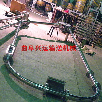 十堰市磷矿粉管链输送机不锈钢管链输送机定制