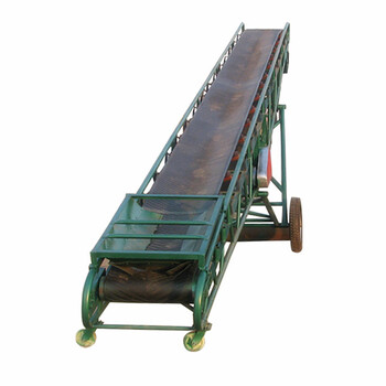 水泥板传送输送机小麦买份装车皮带机十米长装车输送机