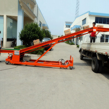 滁州市移动式沙子输送机箱货装车皮带输送机加工