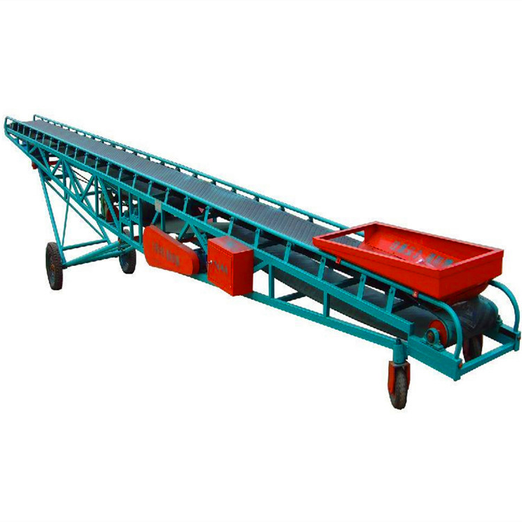 芜湖市砖块装车皮带输送机护栏式卸车输送机加工