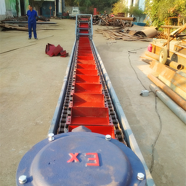 长沙市煤炭渣刮板输送机固体残渣FU刮板机生产qk