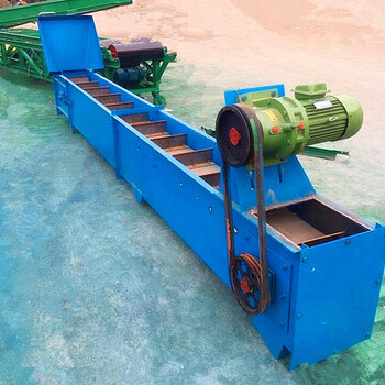怀化市沙土刮板输送机铸钢T型刮板输送机定做qk