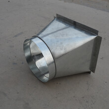 Air duct fittings galvanized Tianyuan local processing spiral air duct manufacturer Xincheng production pictures