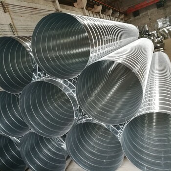 江门新诚螺旋风管厂-镀锌螺旋风管加工-不锈钢螺旋管加工厂
