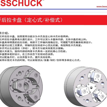 出售BOSSCHUCK-杠桿后拉卡盤定心式/補償式