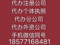 南宁市工商注册代办注册公司营业执照个体营业执照——盈贵信商务代办图片1