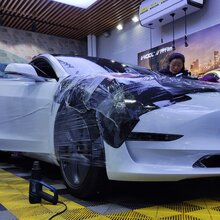 南宁3M贴膜广西总代,特斯拉Model3全车贴膜,3M晶锐70图片