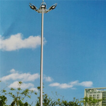 25m公园广场高架灯安装郑州光之华高架灯制造工厂