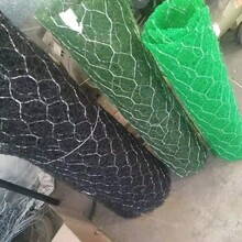 綠色聚丙烯加筋麥克墊（三維加筋固土網墊）圖片