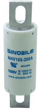 NHV10X-200A螺栓式熔断器200A1000Vac/dc新能源汽车保险丝电源系统保护元件