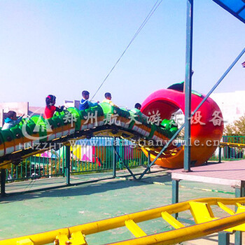郑州航天游乐厂家特卖游乐园的经典游乐设备果虫滑车