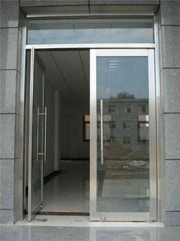 天津和平区维修玻璃门天津定做玻璃门