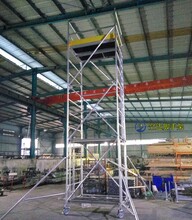 深圳铝合金工程脚手架，空达9米移动组合式拼接铝架