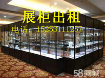 潍坊玻璃展柜瓷器展示柜展示柜租赁出租图片1