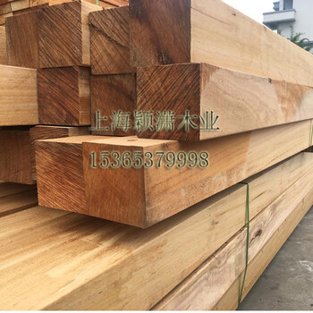 供应非洲菠萝格防腐木板材厂家定尺加工木方
