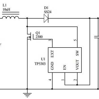 TP5303PFM升压DCDC