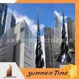 浙江城市景观雕塑大型不锈钢雕塑艺术抽象雕塑厂家欢迎定制图片2