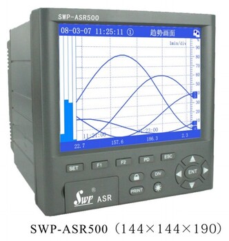 温度无纸记录仪8通道无纸记录仪SWP-ASR100生产厂家NSR100带U盘记录濮阳函数记录ASR108