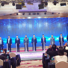 郑州市羽毛球邀请赛开幕仪式由11组单立柱手印正式开启