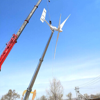 密山绿色能源草原安装风力发电机30kw离网风力发电机